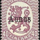 1919 Aunus 40 p himmeänlilä ** LaPe A 4 painoerä I - pikkukuva 1