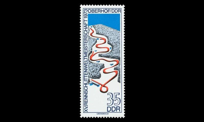 DDR 1831 ** Ohjaskelkkailun MM-kisat (1973)
