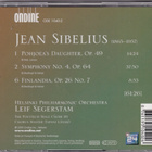 Sibelius - Sinfonia no 4, Pohjolan Tytär, Finlandia - CD - pikkukuva 2