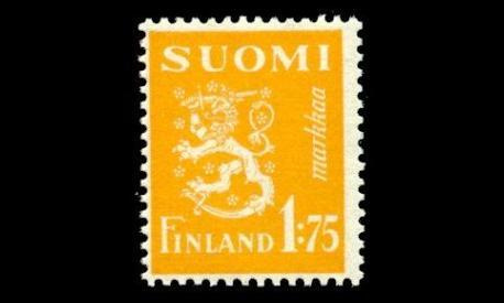 229 ** Leijona 1,75 mk keltainen (1940)