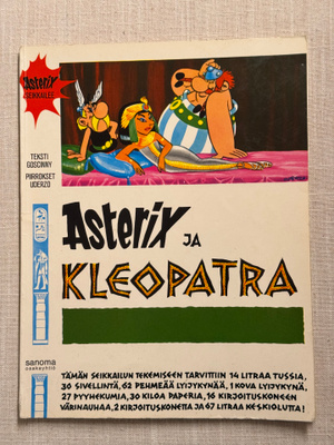Asterix ja Kleopatra 1. painos 1969