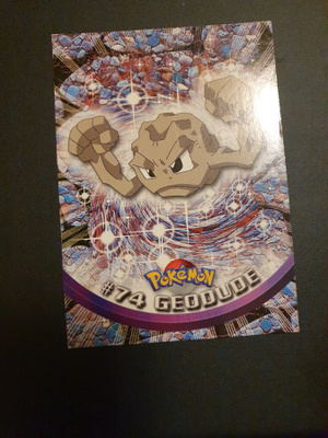 Geodude #74 Pokemon Topps TV Animation Edition card