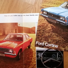 1975 Ford Cortina esite - KUIN UUSI - 12 sivua - pikkukuva 1