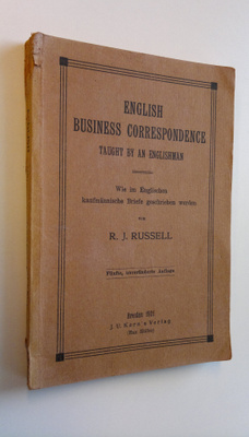 R. J. Russell : English Business Correspondence taught by...