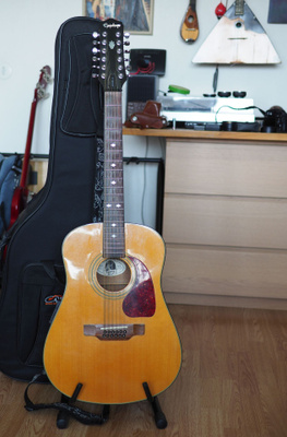 Gibson Epiphone PR350-12E 12-String Acoustic Electric Guitar