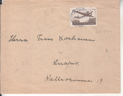 FDC 1944 Aero loistoleimalla