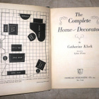 Catharine Klock : The Complete Home - Decorator 1946 - pikkukuva 1