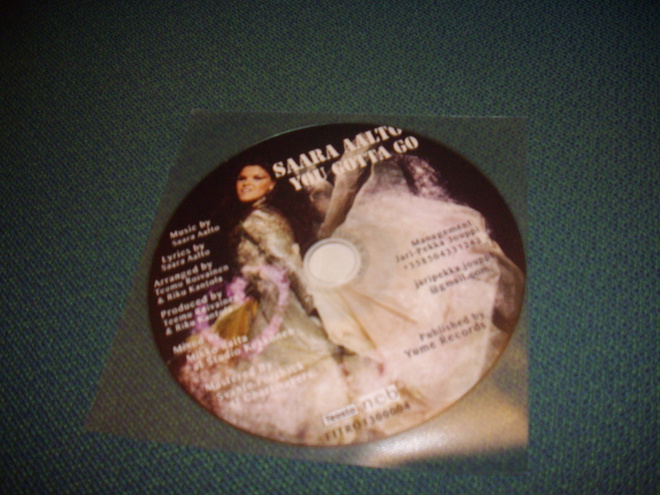SAARA AALTO: You Gotta Go CDS (Sis.postikulut)