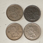 50 penniä 1935, 1938 ja 1945 4kpl - pikkukuva 2