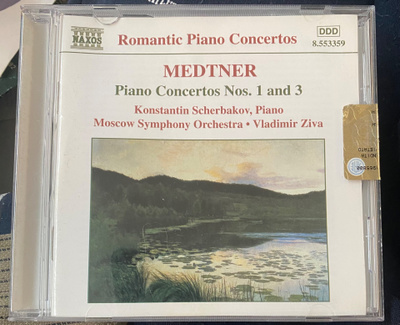 Medtner: Piano Concertos 1 & 3 cd