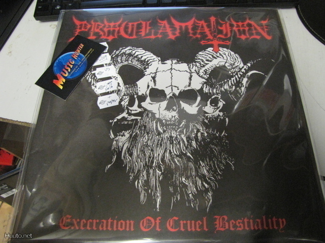 PROCLAMATION - EXECRATION OF CRUEL BESTIALITY LP UUSI