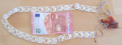VANHA Vyö Koristeellinen Lappalainen Lappi Luuta