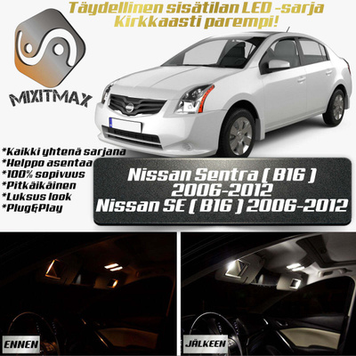 Nissan Sentra (B16) Sisätilan LED-sarja 10-osain