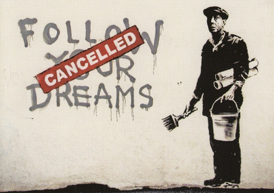 Banksy: Unelmat (postikortti)