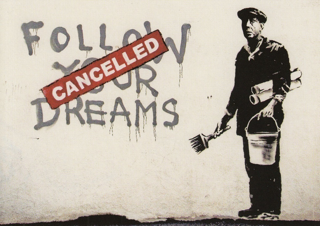 Banksy: Unelmat (postikortti)
