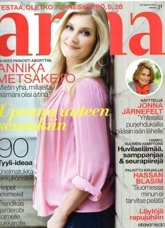 Anna n:o 31 2014 Annika. Hanko. Jonna. Anniina.