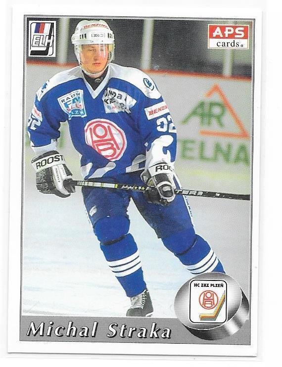 1995-96 APS #254 Michal Straka HC Plzen ex- Lukko