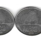 4 KPL 50 PENNIN KOLIKOITA 2KPL 1990 JA 2KPL 1991 KÄYTETTYJÄ - pikkukuva 2