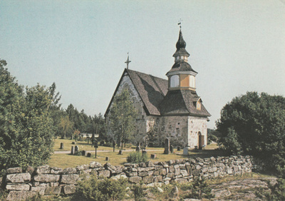 KIRKKOKORTTI - ÅLAND - KUMLINGEN KIRKKO - 6/1
