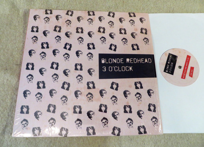 BLONDE REDHEAD: 3 O'Clock 12" (Indie, synth)