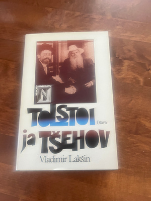 Vladimir Laksin : Tolstoi ja Tsehov Sid. v1984