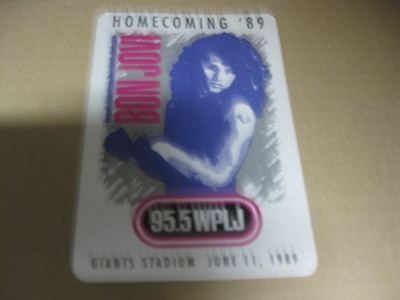 BON JOVI - HOMECOMING -89 BACKSTAGE PASSI .
