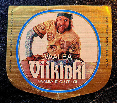 Wihurinkoski Vaalea Viikinki III - olut etiketti