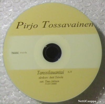 Pirjo Tossavainen • Tanssilauantai CDr-Single