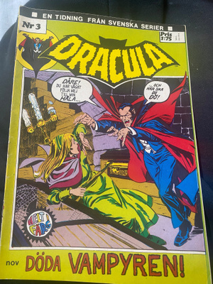 Dracula no. 3 (Marvel, 1972) - ruotsinkielinen