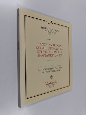 Huutokauppa auktion no 46 : kansainvälinen syyshuutokaupp...