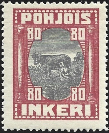 1920 Pohjois-Inkeri 80 p ** LaPe P-I 11 postituore
