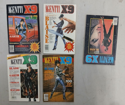 Agentti X 9 1990; Modesty. 4 kpl