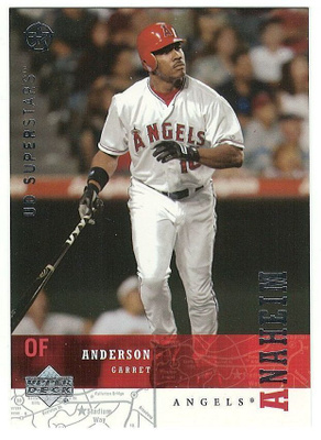02-03 UD Superstars # 4 Garret Anderson