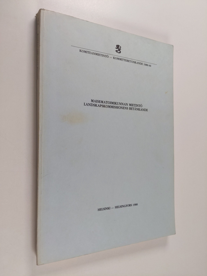 Maisematoimikunnan mietintö = Landskapskommissionens betä...