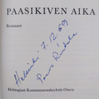 Paavo Rintala : Paasikiven aika (signeerattu) - pikkukuva 3