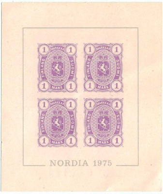 1975 Nordia muistoblokki