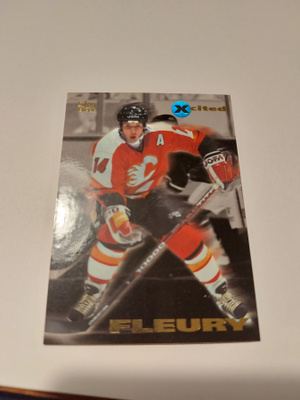 1995-96 Emotion Xcited #1 Theo Fleury