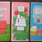 Kolme Peanuts-taittokorttia (Tenavat) - pikkukuva 1