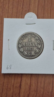 1 markka 1865, Suomi