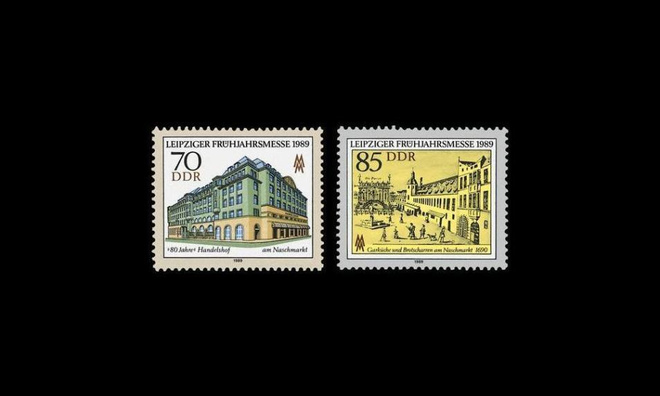 DDR 3235-6 ** Leipzigin kevätmessut (1989)