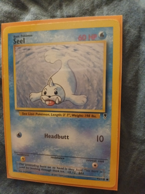 Seel 92/110 Legendary Collection Pokemon TCG card