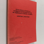 Kristina Lindström : Ecological Studies of Symbiotic Nitr... - pikkukuva 1