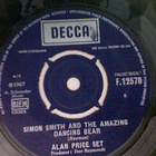 ALAN PRICE :: SIMON & AMAZING DANCING BEAR :: 7" 1967 ! - pikkukuva 2
