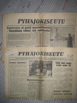 Sanomalehti : Pyhäjokiseutu 2 kpl