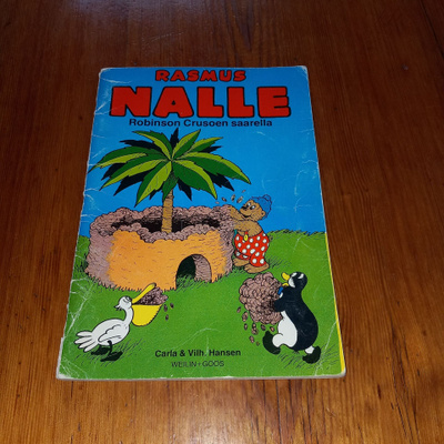 Rasmus Nalle Robinson Crusoen saarella