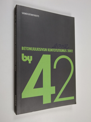 Betonijulkisivun kuntotutkimus 2002