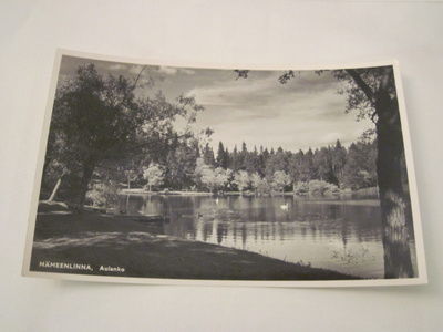 VANHA Postikortti Hämeenlinna 1950-l Alkup.Mallikappale