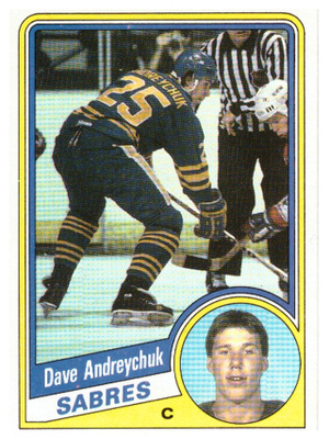 Leg. DAVE ANDREYCHUK Sabres 1984 Topps #13 RC SP