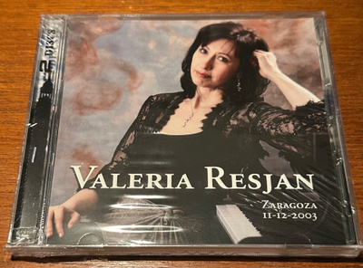 Valeria Resjan: Zaragoza 11–12/2003 SEALED 2CD piano recital