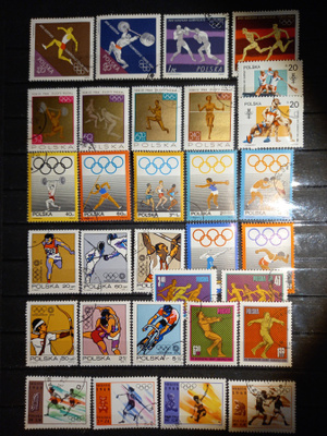 OLYMPIALAISET urheiluaihetta PUOLA - 31 erilaista o